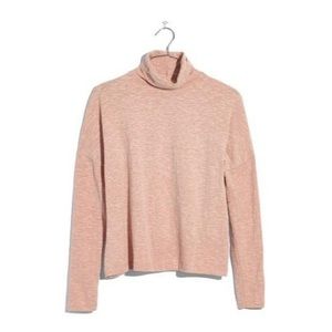 Madewell pink turtleneck long sleeved shirt